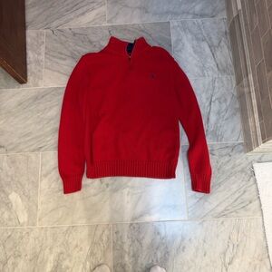 Polo Ralph Lauren Red Zip-Up Big Boys Sweater